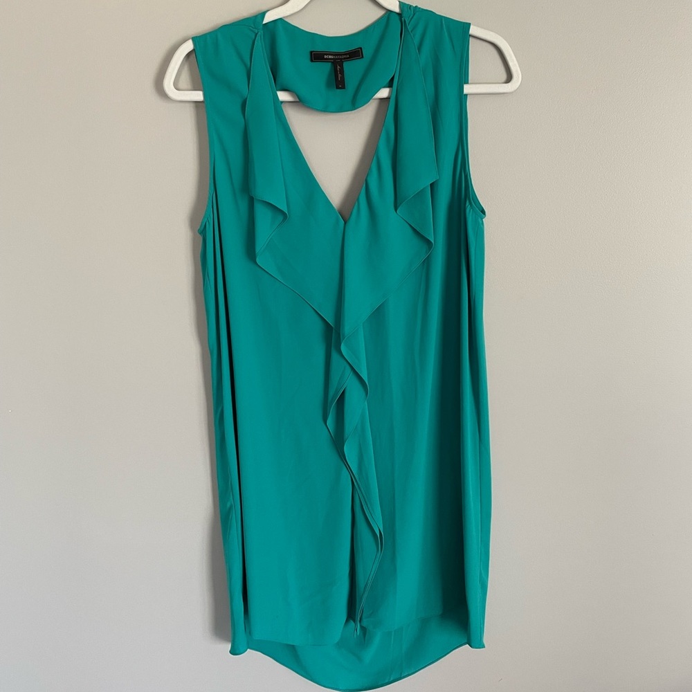 BCBG short teal dress size M